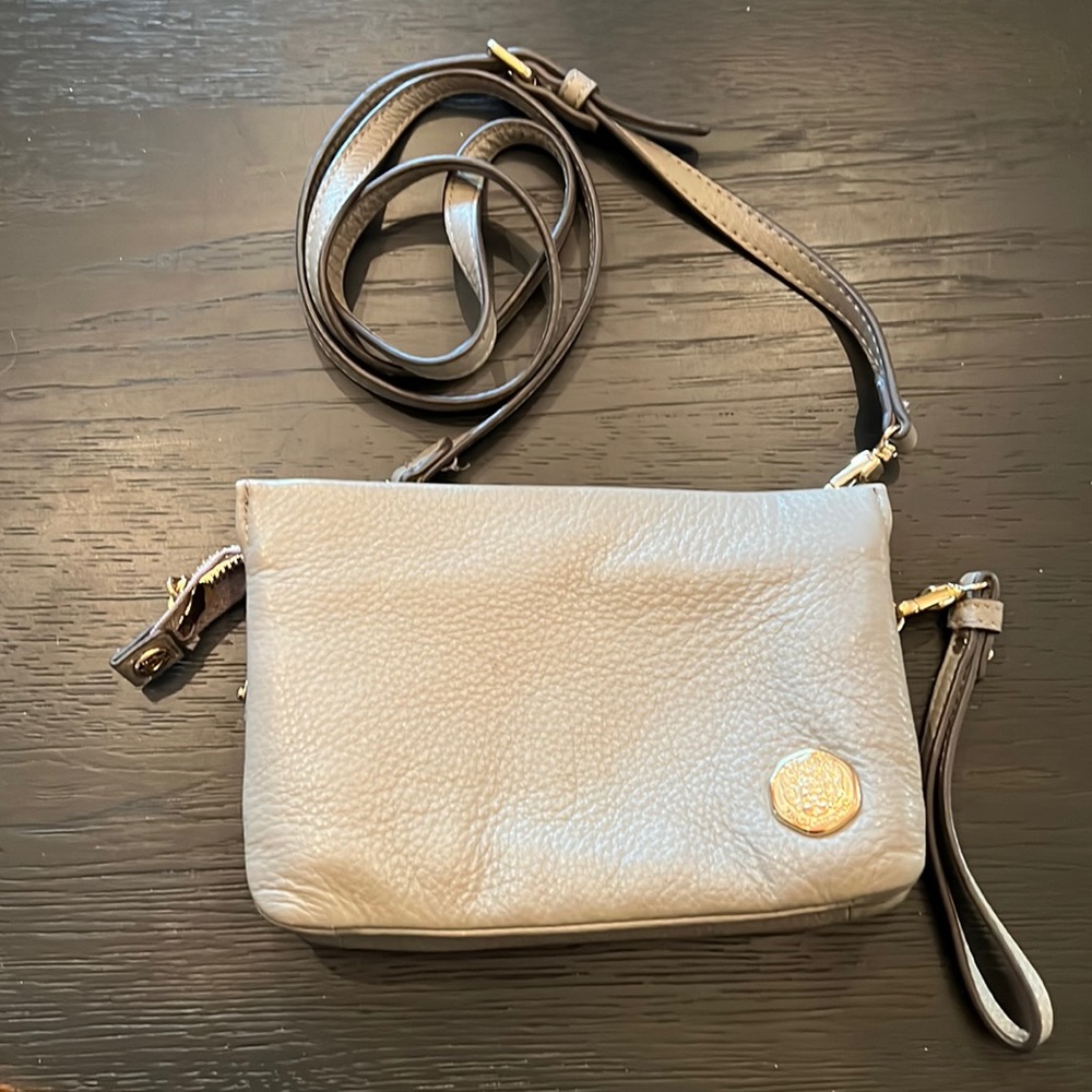 Gray Vince Camuto shoulder bag